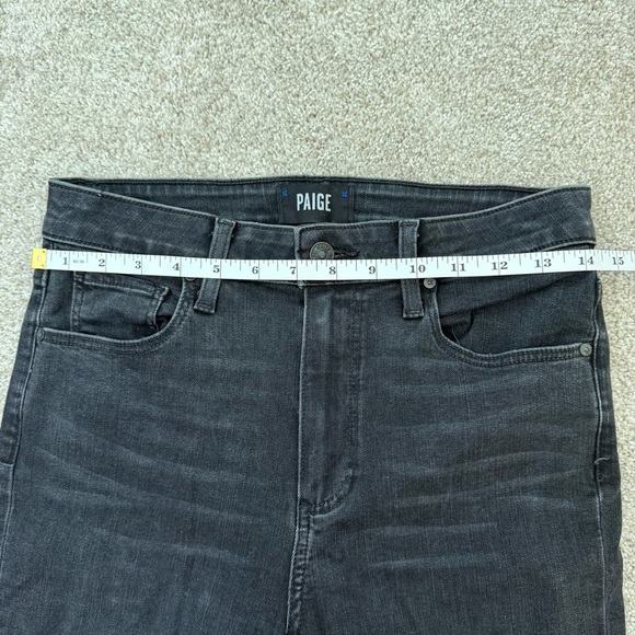 Paige Straight Leg Black Jeans Size 27 - Picture 11 of 13